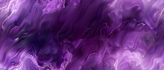 Fototapeta premium 滑らかな波線を持つ紫の大理石のテクスチャ背景、エレガントでモダンなデザイン、シームレスなタイルの繰り返しパターン、高解像度のループテクスチャ。