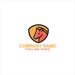 Bull buffalo head cow animal mascot logo design vector 
