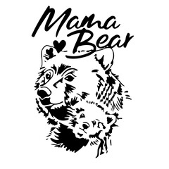 Mama Bear Mothers Day Shirt for Gifts Moms Graphic Tees with Sayings Women Tshirts Tops life mama bear mothers day shirt, gifts moms graphic tees, sayings women's t-shirts