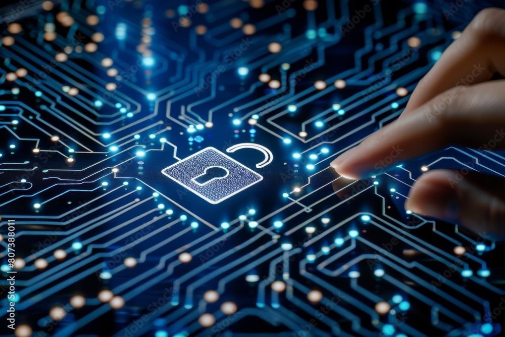Poster cyber policy and phishing protection on secure platforms manage data safety through encrypted rss te