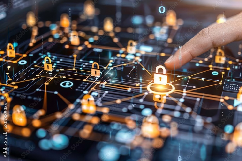 Poster data management integrates malware prevention across secure networks, employing cybersecurity softwa