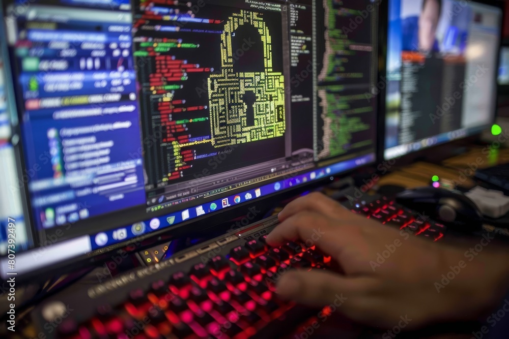 Poster protected servers integrate security management and internet lock systems, employing identity verifi