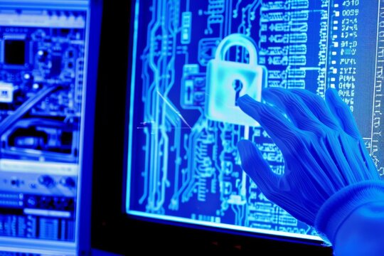 Cyber security strengthens as traceroute locks data, securing privacy shield under cloud data settings, ensuring network traffic and secure access prevent unauthorized transactions.