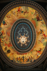 Theatre Ceiling with Artwork