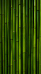 Fototapeta premium Green bamboo wall background