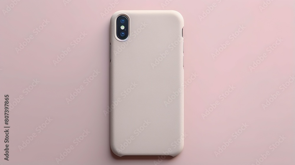 Wall mural Blank Phone Case Mockup