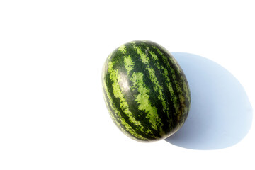 Fresh watermelon fruit, Top view
