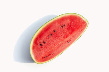 Fresh watermelon fruit, Top view