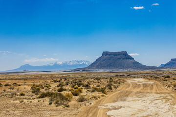 Exploring the beautiful landscape on the backroads of Utah.