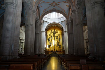Fototapeta na wymiar Catedral Basilica Zacatecas, ZAC, MX Interior 