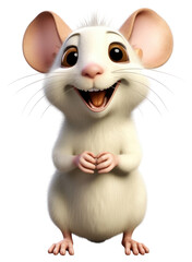 PNG Rat cartoon rodent animal.