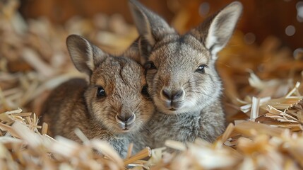 Fototapeta premium Universal Kangaroo Cuddle Fest