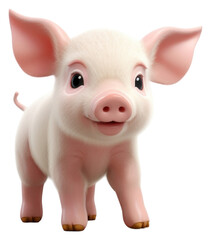 PNG Pig cartoon animal mammal.