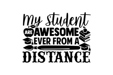 Obraz premium Teacher T shirt Design , Vector Teacher T shirt design, Teacher's Day shirt, Teacher typography T shirt design Collection, teachers day svg bundle design.