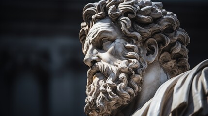 Fototapeta premium Detailed sculpture of a classical figure