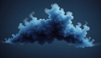 Fototapeta premium Clear Plain Shiny Warm Soft Vintage Bokeh Cloudy Wave Like Geometric Blue Background or Texture