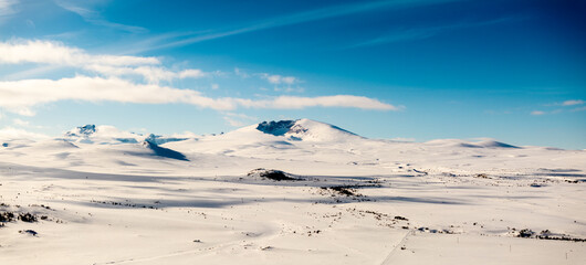 winter mountain landscape