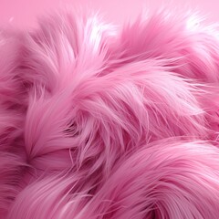Soft and fluffy pink feathers