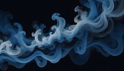 Fototapeta premium Clear Plain Shiny Warm Soft Vintage Bokeh Cloudy Wave Like Geometric Blue Background or Texture