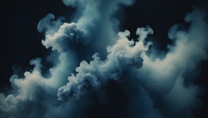 Naklejka premium Clear Plain Shiny Warm Soft Vintage Bokeh Cloudy Wave Like Geometric Blue Background or Texture