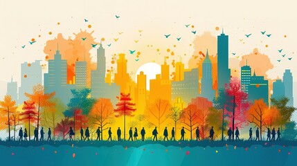 Illustrated Flyer for World Fair Trade Day Celebration