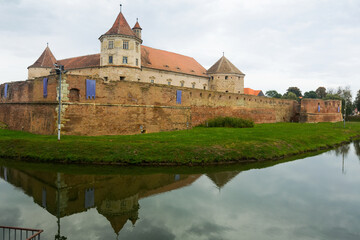 Image of Castle in Fagaras in Romania.