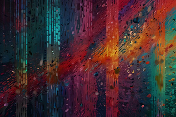 A digital art piece with shifting patterns and vibrant colors , ultra hd high illustration 8k image 