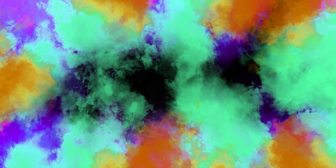 Gradient illustration with colorful sky, clouds. Pattern for your booklets, leaflets. Light Multicolor vector pattern with clouds. Beautiful layout for undersign.