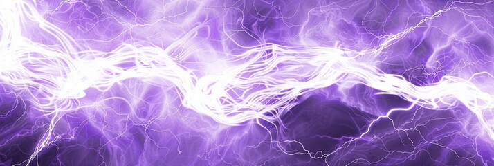  Experience the power and grace of purple electricity as it courses through the air, isolated on a transparent background and captured with precision by an HD camera.