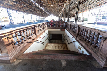view of old train station, functioning as a tourist attraction at Estacao Cultura in the city of...
