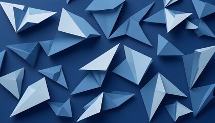 Obraz premium Clear Plain Shiny Warm Soft Vintage Bokeh Cloudy Wave Like Geometric Blue Background or Texture