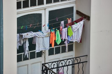 Clothes Hanging Outside