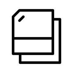 Files Icon Vector Symbol Design Illustration