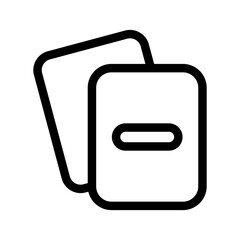 Minus Icon Vector Symbol Design Illustration