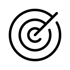 Target Icon Vector Symbol Design Illustration