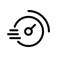 Stopwatch Icon Vector Symbol Design Illustration