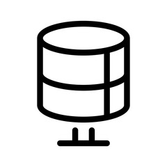 Database Icon Vector Symbol Design Illustration