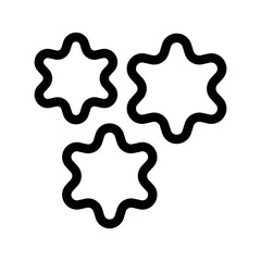 Stars Icon Vector Symbol Design Illustration