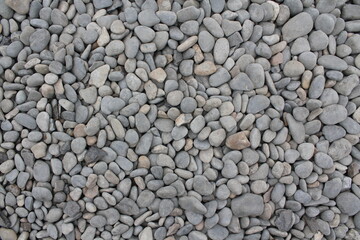 stones background, grey rounded 