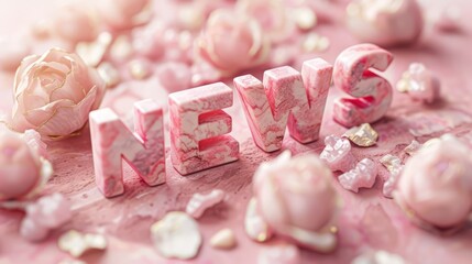 Rose Marble News concept art poster.