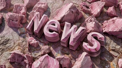 Rose Marble News concept art poster.