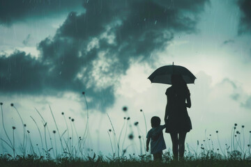 Stepmother's Journey: Weathering Storms Alone