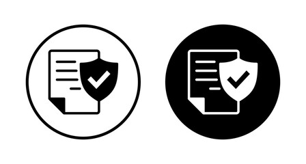 Insurance icon vector isolated on white background . Insurance vector icon