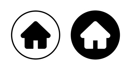 Home icon vector isolated on white background. House vector icon. Address