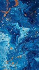 Obraz premium Texture color abstract background pattern art paint liquid blue effect. Abstract texture design pattern color background gold mineral luxury ink nature wallpaper creative rainbow stone water seamless.