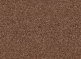 Seamless brown stucco plaster decorative vintage paper texture as background. Digital pressed crumpled paper surface pattern.