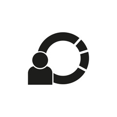 Customer support icon. User assistance symbol. Helpdesk service sign. Vector illustration. EPS 10.