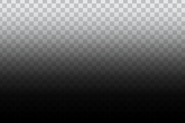 Transparent gradient overlay. Vector shadow effect.