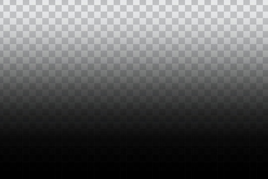 Transparent gradient overlay. Vector shadow effect.
