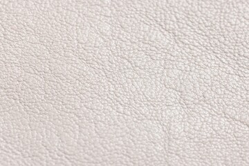 Beautiful beige leather as background, top view